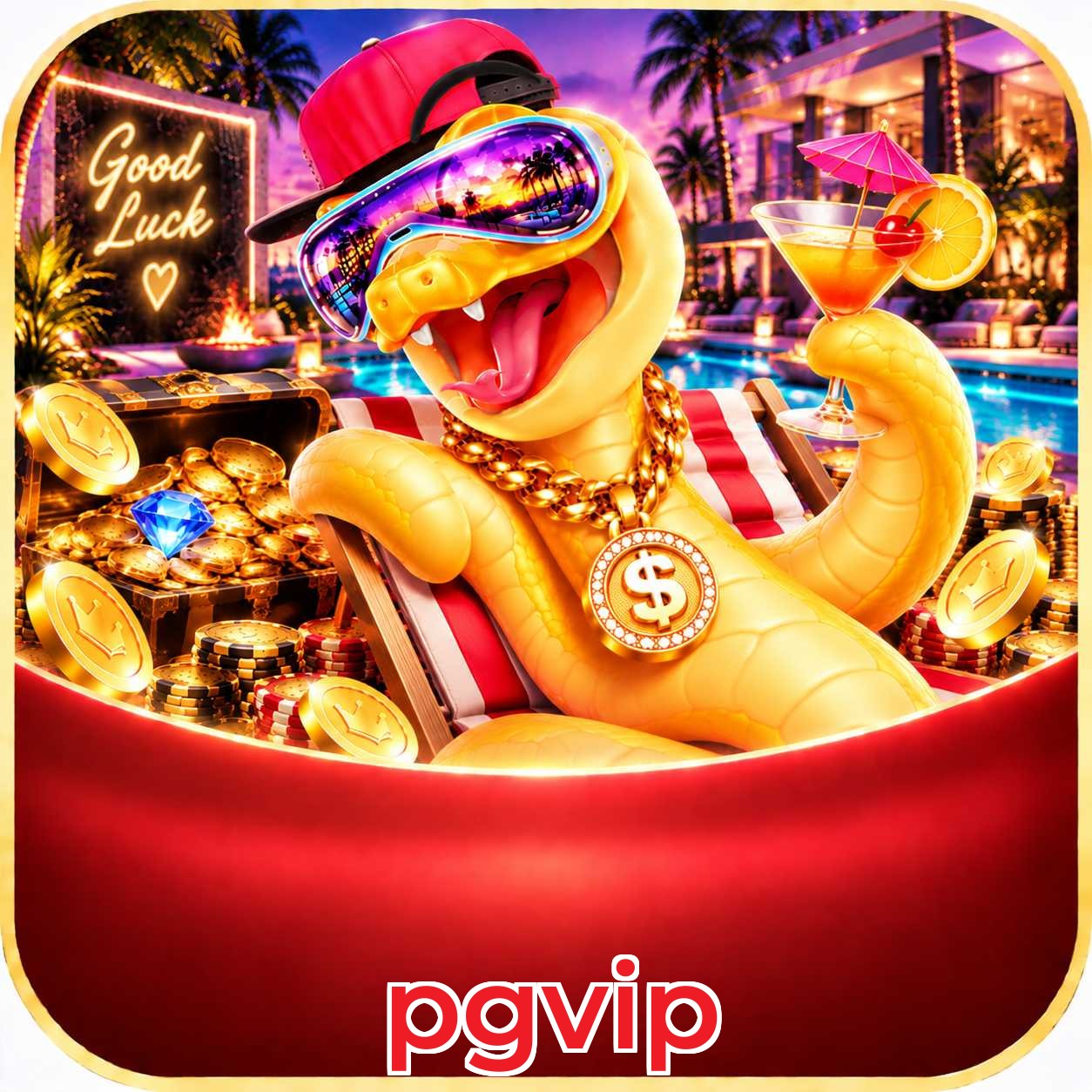 Página oficial da pgvip no Facebook com promoções e suporte